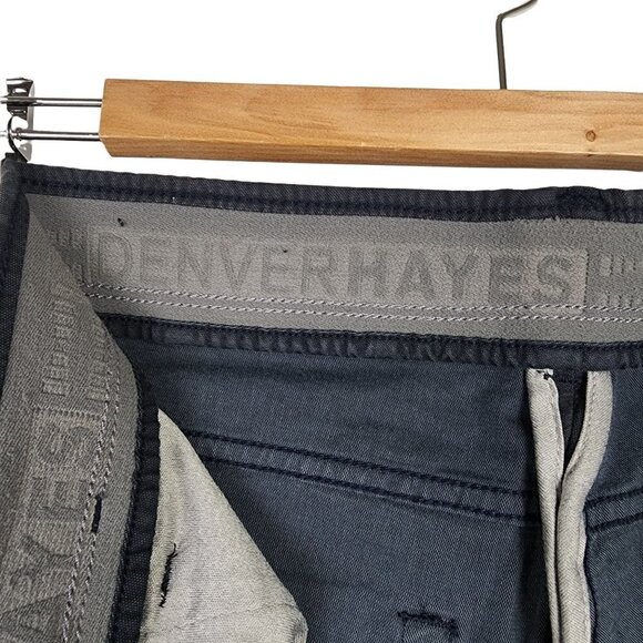 Denver Hayes Men's Stretch 5 Pocket Athletic Chinos Brushed Blue 36x30 - Picture 4 of 12